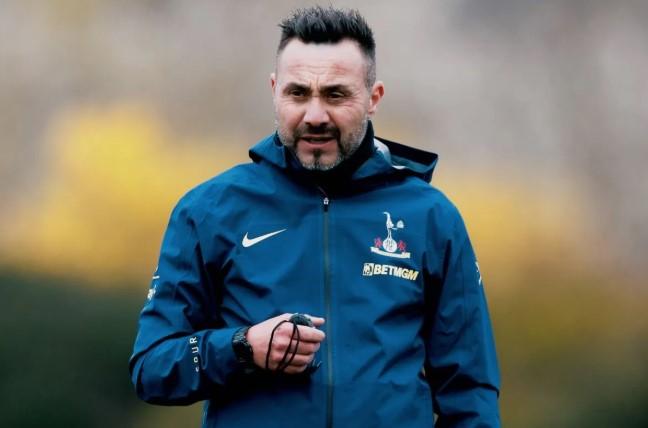 Roberto De Zerbi Tekankan Mentalitas Positif sebagai Kunci Tottenham Hindari Degradasi