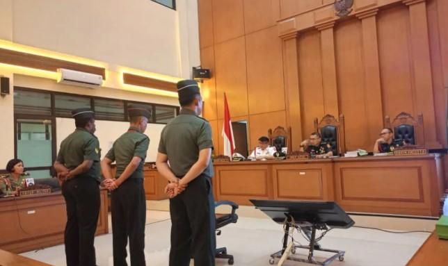 Kuasa Hukum Minta Berkas Terdakwa Kasus Pembunuhan Kacab Bank Dipisah dalam Sidang Militer