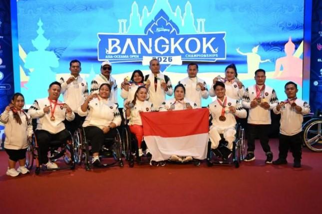 Tim Para Angkat Berat Indonesia Sabet 25 Medali di Thailand, Peluang Lolos ke Asian Para Games Makin Terbuka