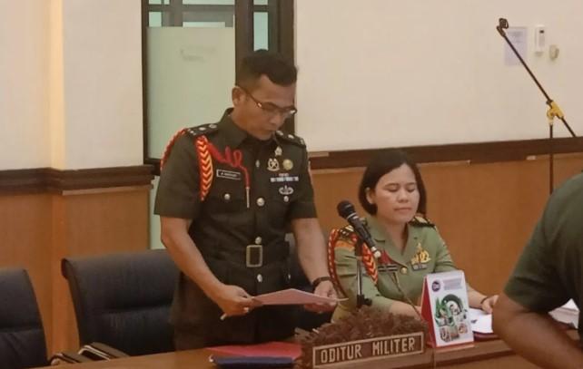 Oditur Militer Tegaskan Penetapan Terdakwa Kasus Pembunuhan Kacab Bank Sudah Sah Secara Hukum