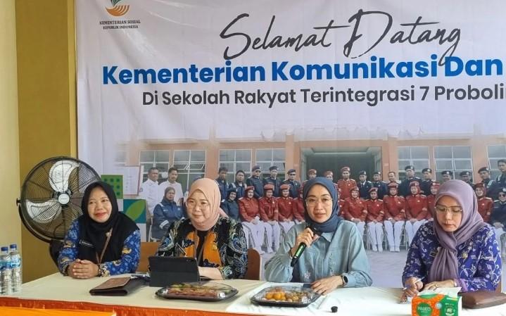 Komdigi Bersama Media Tinjau Sekolah Rakyat Terintegrasi 7 Probolinggo sebagai Percontohan Berbasis Teknologi