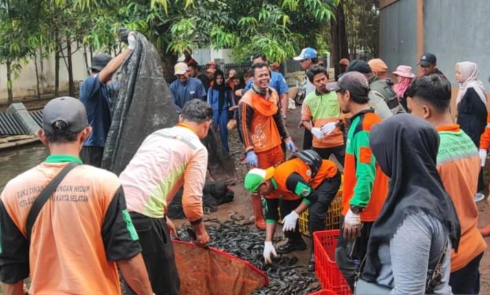 KPKP Jaksel Petakan Titik Rawan Ikan Sapu-sapu untuk Kendalikan Populasi di Saluran Air