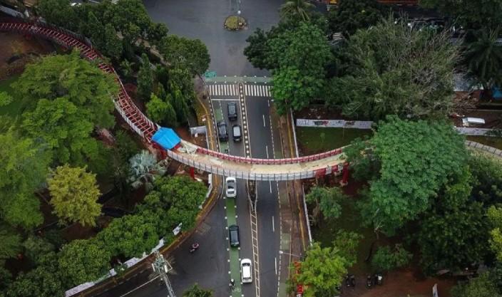 Pemprov DKI Tambah RTH dan Bongkar Tiang Monorel, Capaian Pembangunan Triwulan I 2026