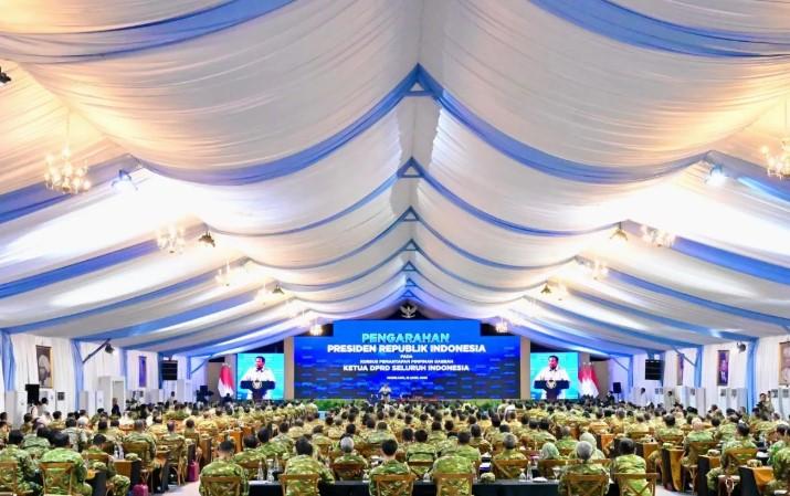 Prabowo Temui 503 Ketua DPRD di Akmil, Presiden Sebut Pembekalan Penting untuk Arah Kebijakan Daerah