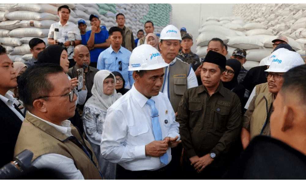 Mentan Ajak Publik Verifikasi Data Pangan, Stok Beras Nasional Capai 4,9 Juta Ton