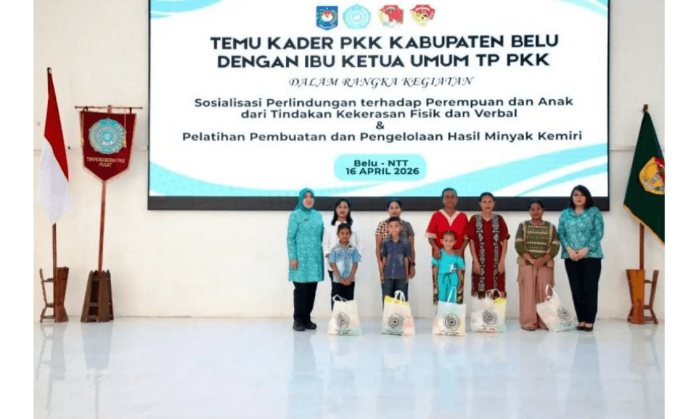 Ketua Umum TP PKK Dorong Perlindungan Perempuan dan Anak di Belu untuk Cegah Kekerasan