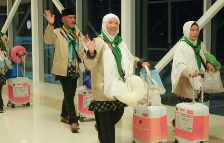 Sebanyak 393 Calon Haji NTB Tiba di Makkah, Penerbangan Kloter Pertama Berjalan Lancar