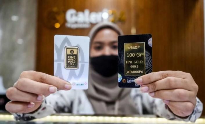 Harga Emas UBS, Antam, dan Galeri24 di Pegadaian Kompak Turun pada Kamis Pagi