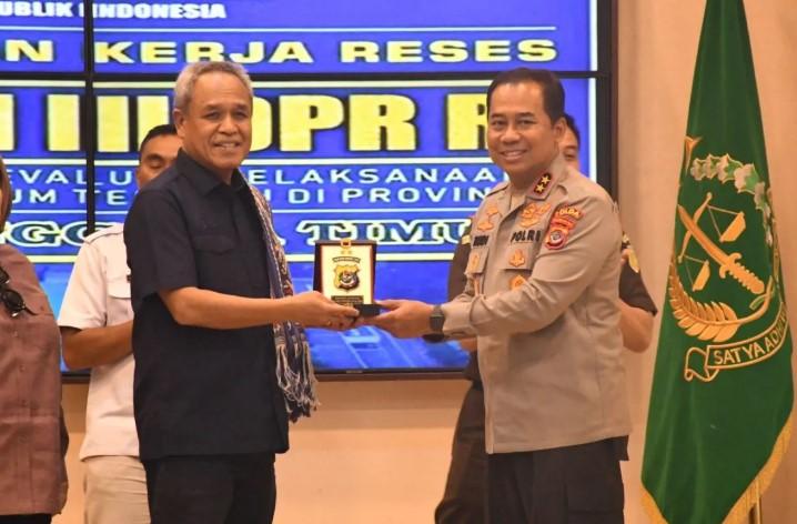 Komisi III DPR RI Apresiasi Kinerja Polda NTT dan Kepemimpinan Irjen Rudi Darmoko