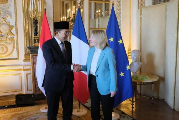 Indonesia dan Prancis Perkuat Diplomasi Budaya Lewat Pertemuan Menteri di Paris