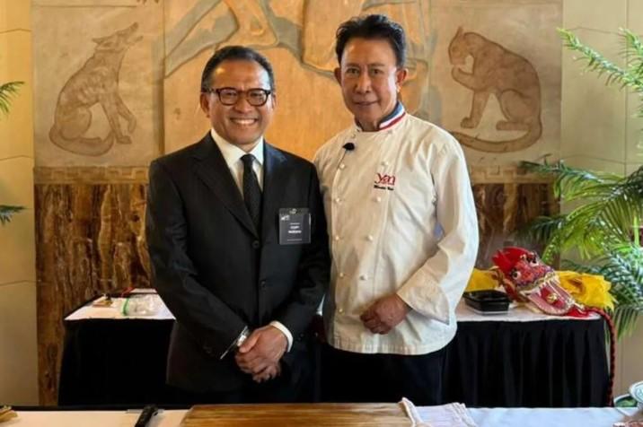 KJRI San Francisco Jajaki Kolaborasi dengan Chef Martin Yan untuk Promosikan Kuliner Nusantara di AS