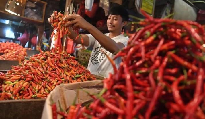 Harga Cabai Rawit Tembus Rp64.050 per Kg, Telur Ayam Rp31.950 pada Sabtu Pagi