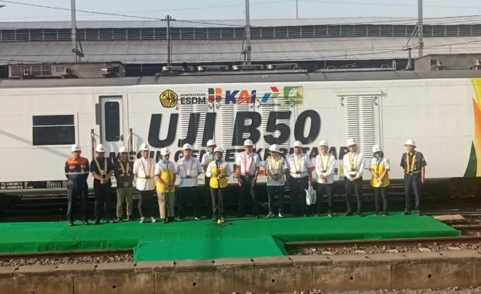 Kementerian ESDM Uji B50 pada Kereta Api untuk Perkuat Transisi Energi Nasional