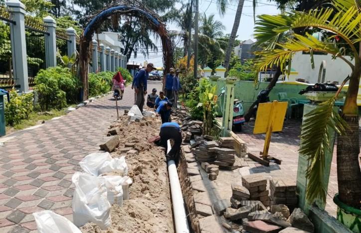 Pemkab Kepulauan Seribu Bangun Drainase Bawah Tanah untuk Atasi Banjir di Pulau Panggang