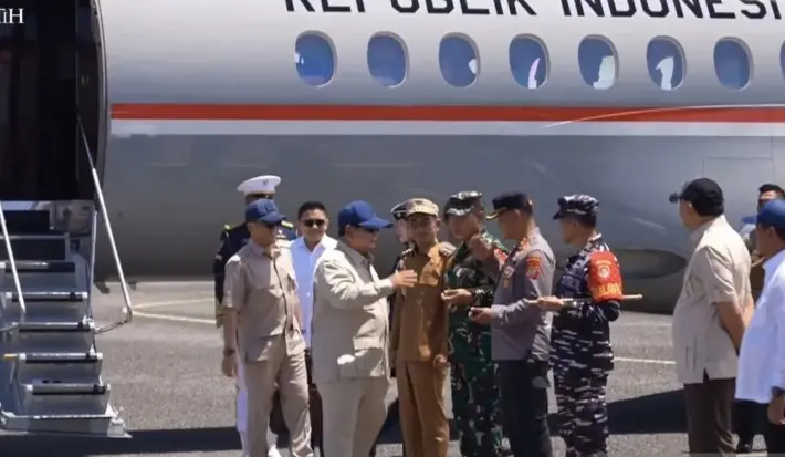 Presiden Prabowo Tiba di Pulau Miangas Usai Hadiri KTT ASEAN di Filipina