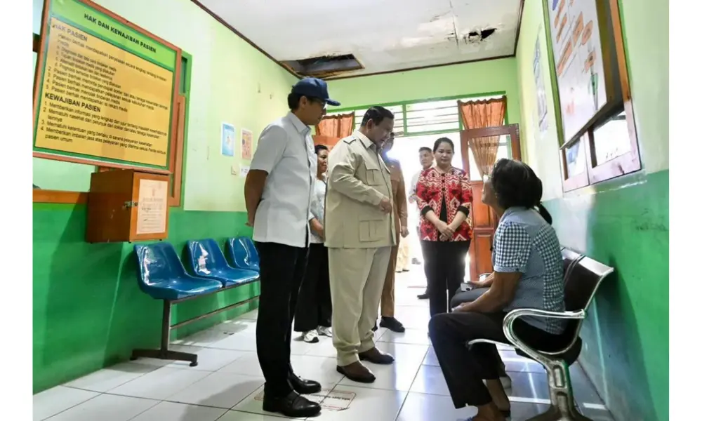 Prabowo Tinjau Layanan Kesehatan di Pulau Miangas