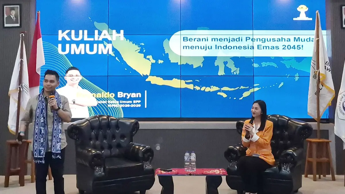 Caketum HIPMI Reynaldo Bryan Dorong Mahasiswa Unsrat Jadi Kader Pengusaha