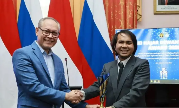 Penerima Beasiswa Baznas Raih Ki Hajar Dewantara Award 2026 di Rusia