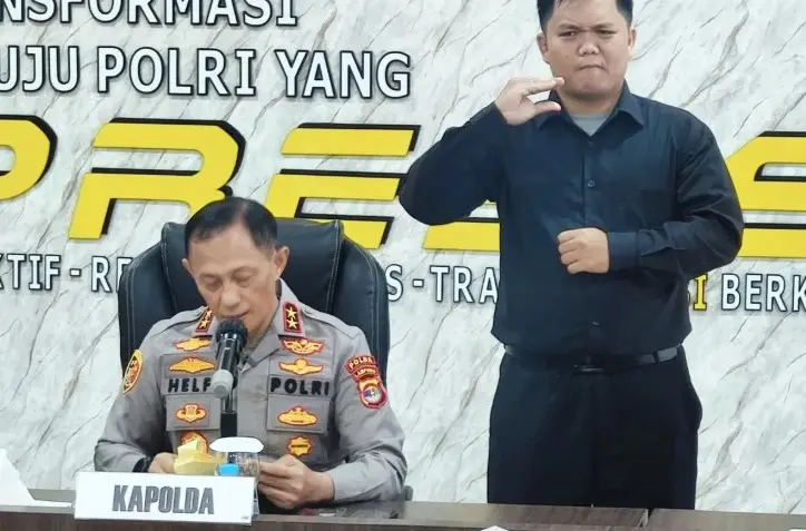 Polda Lampung Tangkap Dua Begal Penembak Bripka Arya Supena