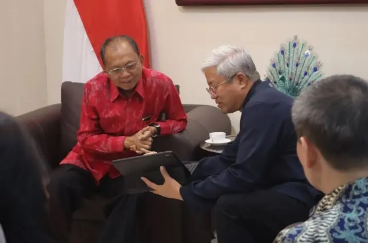 Gubernur Bali dan Konjen Tiongkok Bahas Proyek PSEL Berteknologi Tinggi di Denpasar