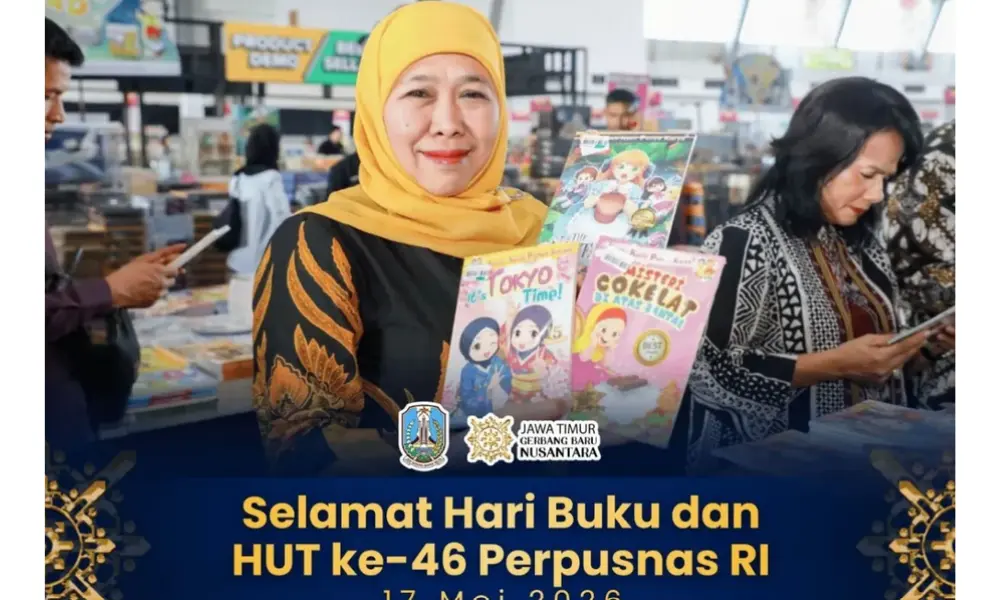 Khofifah Ajak Masyarakat Jadikan Membaca sebagai Gaya Hidup