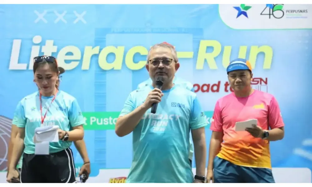 Perpusnas Gelar Literacy Run untuk Peringati HUT ke-46 dan Hari Buku Nasional