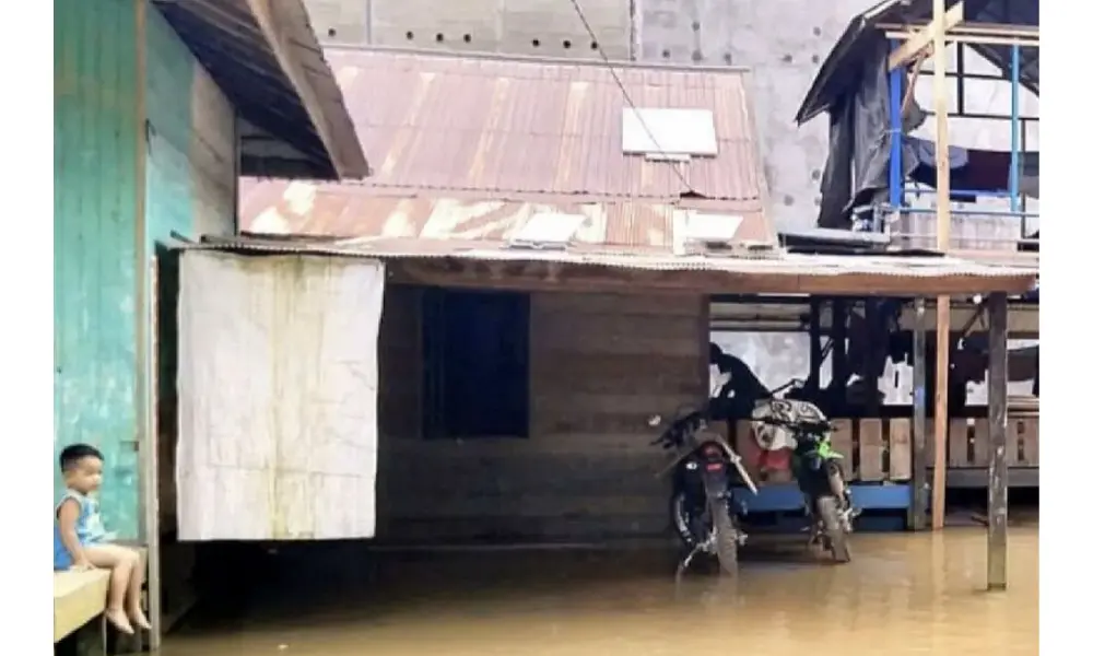 Sungai Mentaya Meluap, Enam Desa di Kotawaringin Timur Terendam Banjir