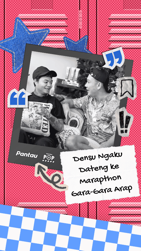 DENSU NGAKU DATANG KE MARAPTHON GARA GARA ARAP