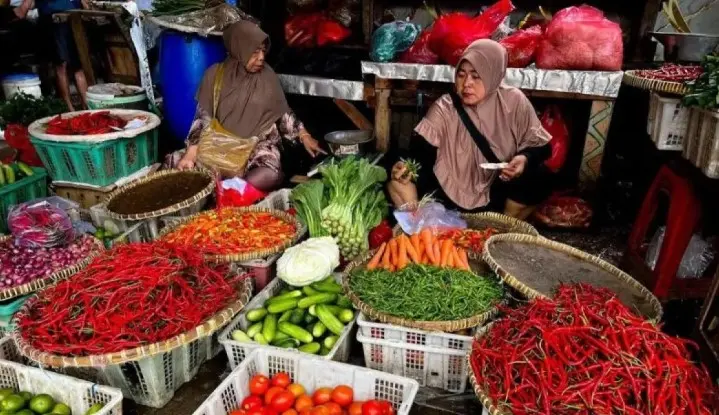 Harga Cabai Rawit Tembus Rp74.150 per Kg, Telur Ayam Rp30.300 per Kg