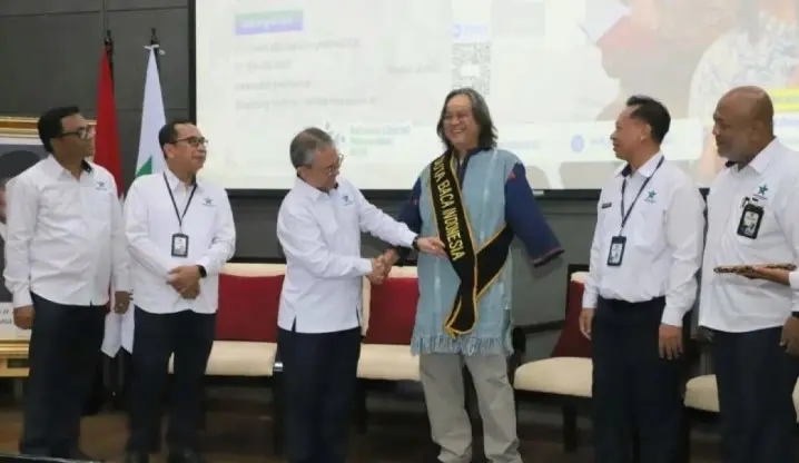 Perpusnas Kembali Kukuhkan Gol A Gong sebagai Duta Baca Indonesia 2026