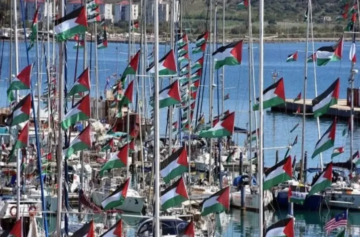 Seluruh Kapal Flotilla Kemanusiaan Gaza Dicegat Israel di Perairan Internasional