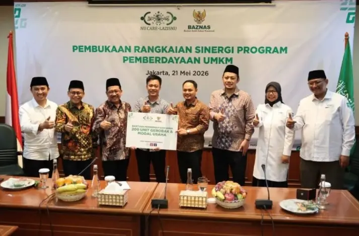 LAZISNU dan Baznas Salurkan Modal Rp2,6 Miliar untuk Dampingi UMKM di Empat Daerah
