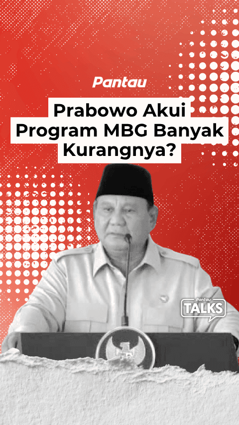 PRABOWO AKUI PROGRAM MBG BANYAK KURANG NYA