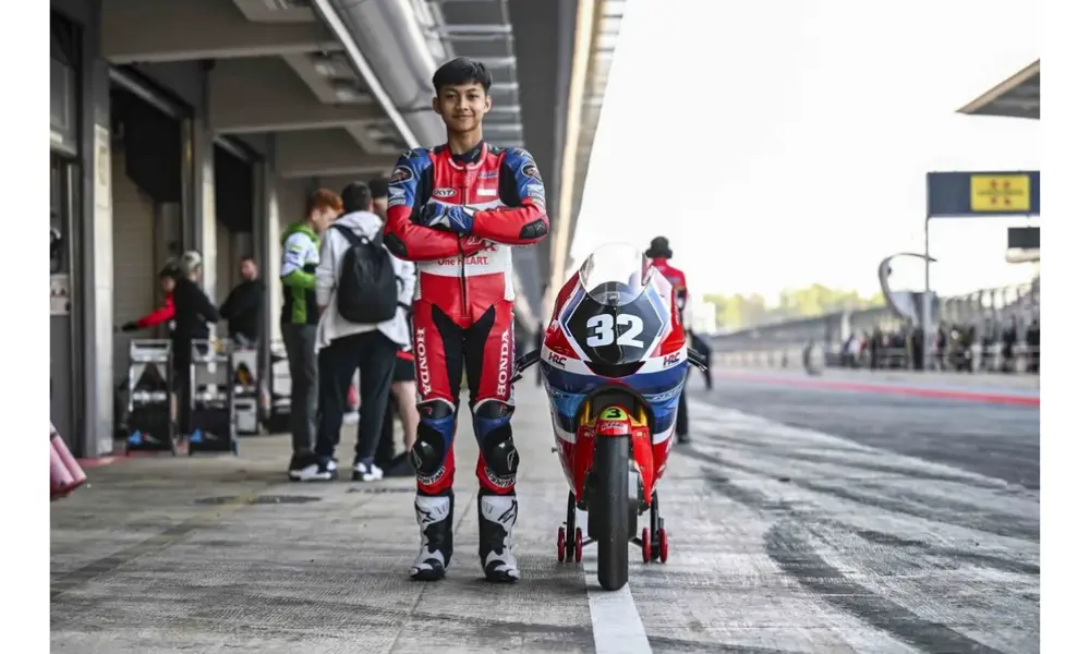 Kiandra Ramadhipa Finis Kelima di Race Pertama Moto3 Junior Catalunya 2026