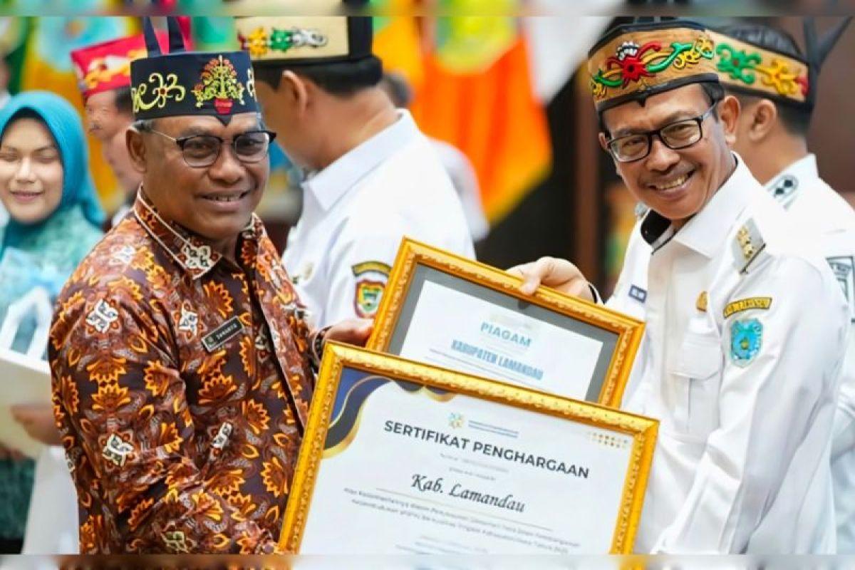Lamandau Raih Penghargaan di Rakorda Stunting Kalteng 2026