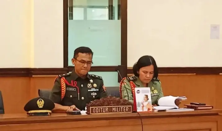 Oditur Militer Tolak Pledoi Terdakwa Kasus Pembunuhan Kepala Cabang Bank