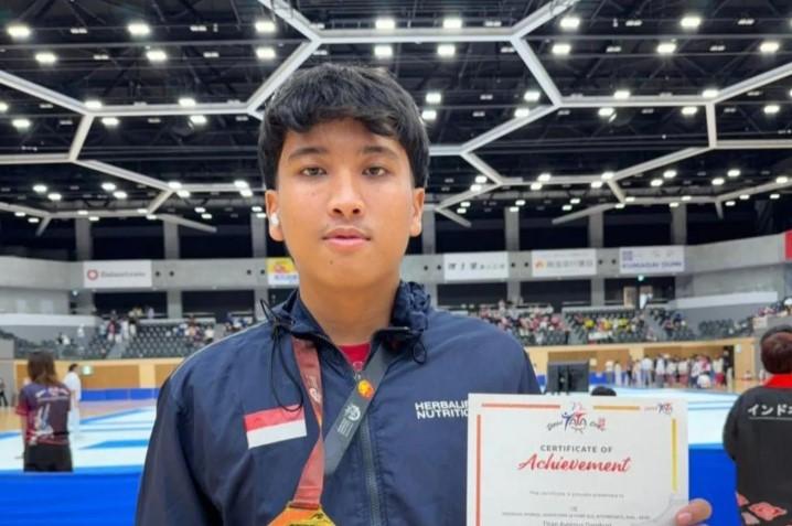 Mahasiswa UI Raih Medali Emas Taekwondo Internasional di Jepang Meski Cedera