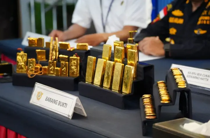 Bea Cukai Soekarno-Hatta Gagalkan Penyelundupan 17,55 Kilogram Emas Senilai Rp45,73 Miliar