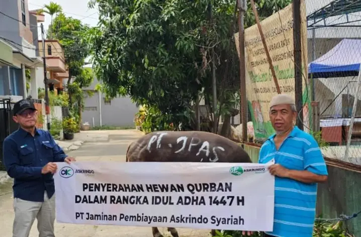 Askrindo Syariah Salurkan 39 Hewan Kurban untuk Masyarakat pada Idul Adha 1447 Hijriah