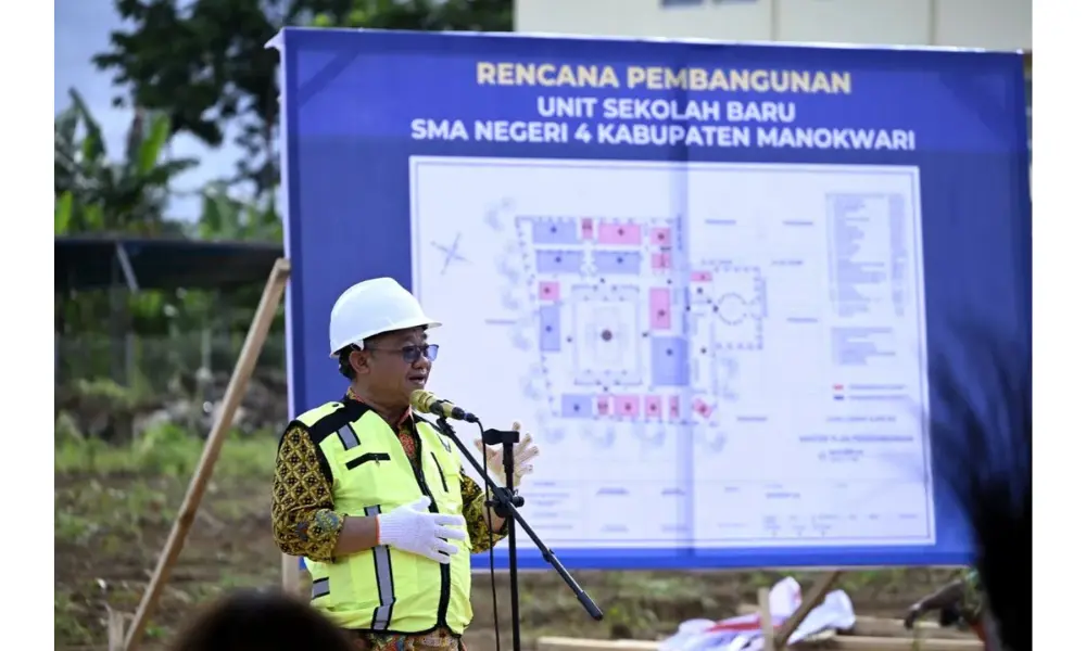 Revitalisasi Pendidikan Bangun SMAN 4 Manokwari, Siswa Tak Lagi Menumpang Sekolah Lain