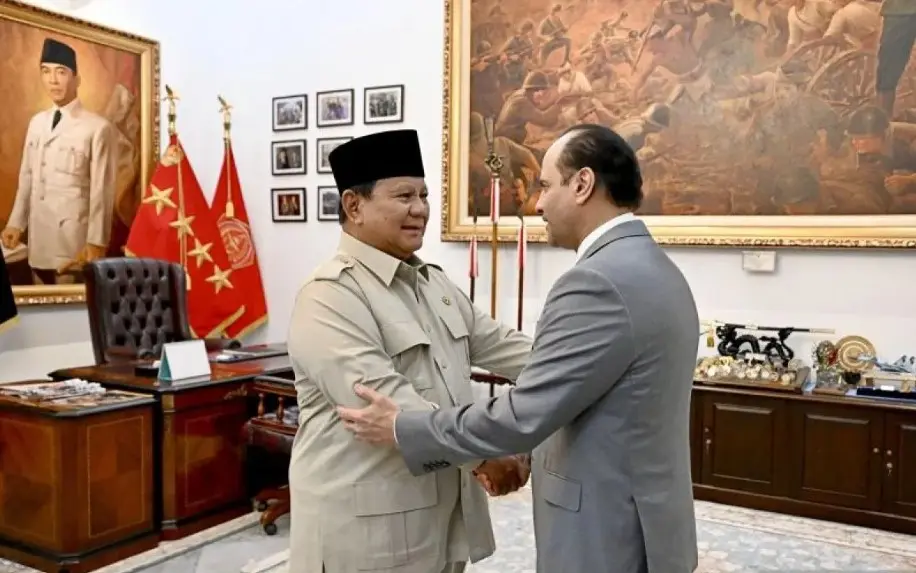 Prabowo Menerima Utusan Khusus Emir Qatar dan Menegaskan Komitmen Perkuat Hubungan Bilateral