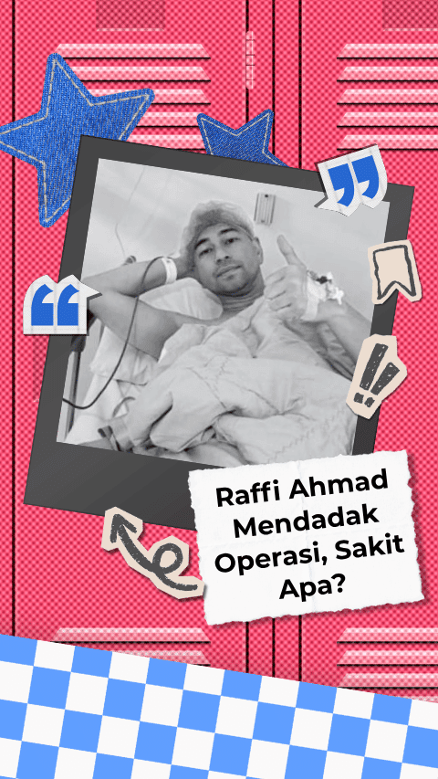 RAFFI AHMAN MENDADAK OPERASI