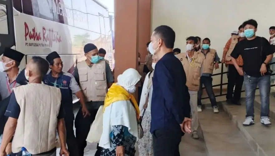 Kloter Pertama Jamaah Haji Bengkulu Tiba, Seluruh 393 Orang Kembali dengan Selamat dari Tanah Suci