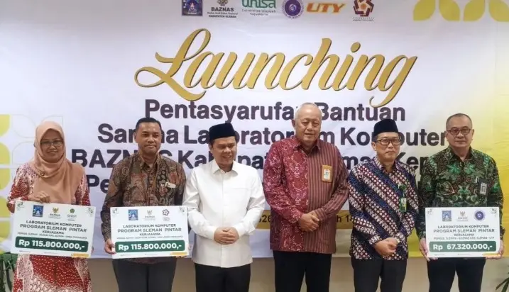 Baznas Salurkan Laboratorium Komputer dan Program ZCoffee untuk Tiga Kampus di Yogyakarta