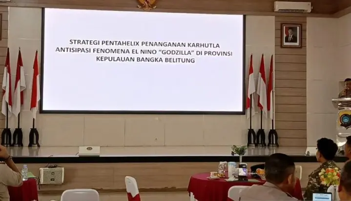 Pemprov Babel Bentuk TRC Lintas Instansi untuk Antisipasi Ancaman El Nino dan Karhutla