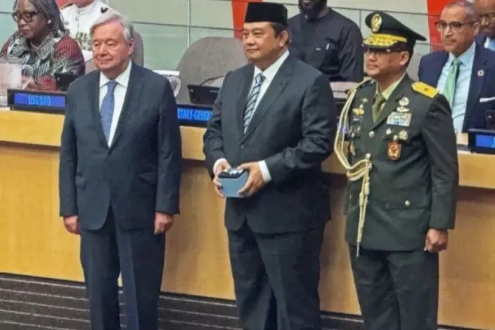 PBB Anugerahkan Medali Kehormatan kepada Dua Personel Perdamaian Indonesia yang Gugur Bertugas