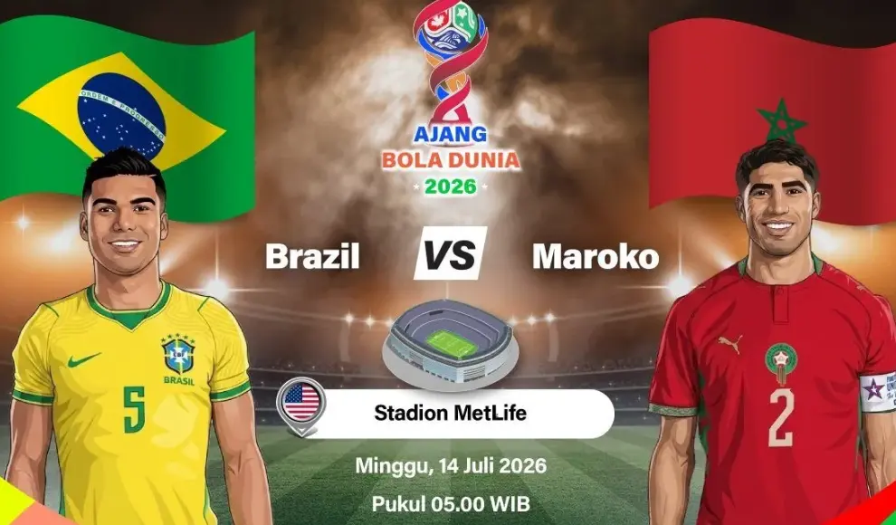 Brasil dan Maroko Resmi Umumkan Susunan Pemain untuk Laga Pembuka Grup C Piala Dunia FIFA 2026