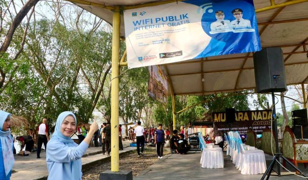 Pemkab Serang Mulai Pasang Internet Gratis di 40 Titik untuk Dukung Program Serang Bahagia
