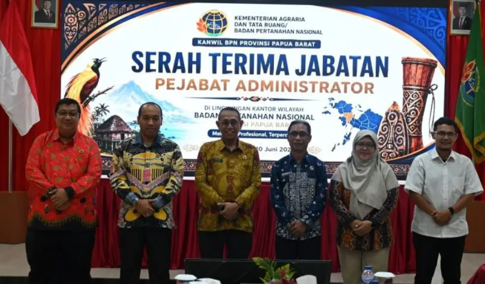 Kanwil BPN Papua Barat Lakukan Rotasi Pejabat untuk Perkuat Pelayanan Pertanahan