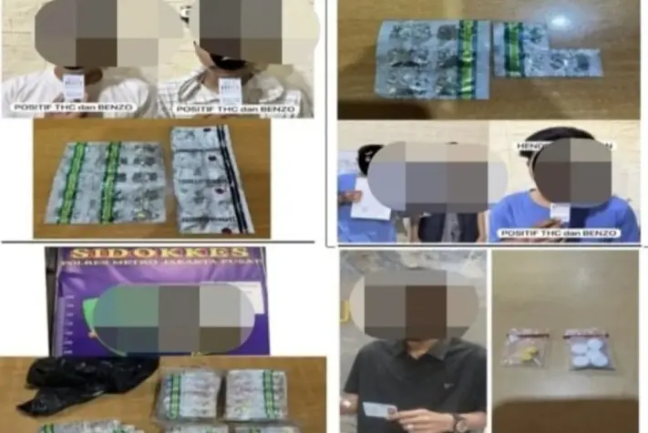 Polres Metro Jakarta Pusat Ungkap 12 Kasus Peredaran Obat Berbahaya dan Tangkap 14 Tersangka